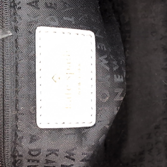 Kate Spade Black and White Satchel with Gold Accents Size 10+9+4.5 - Picture 9 of 9